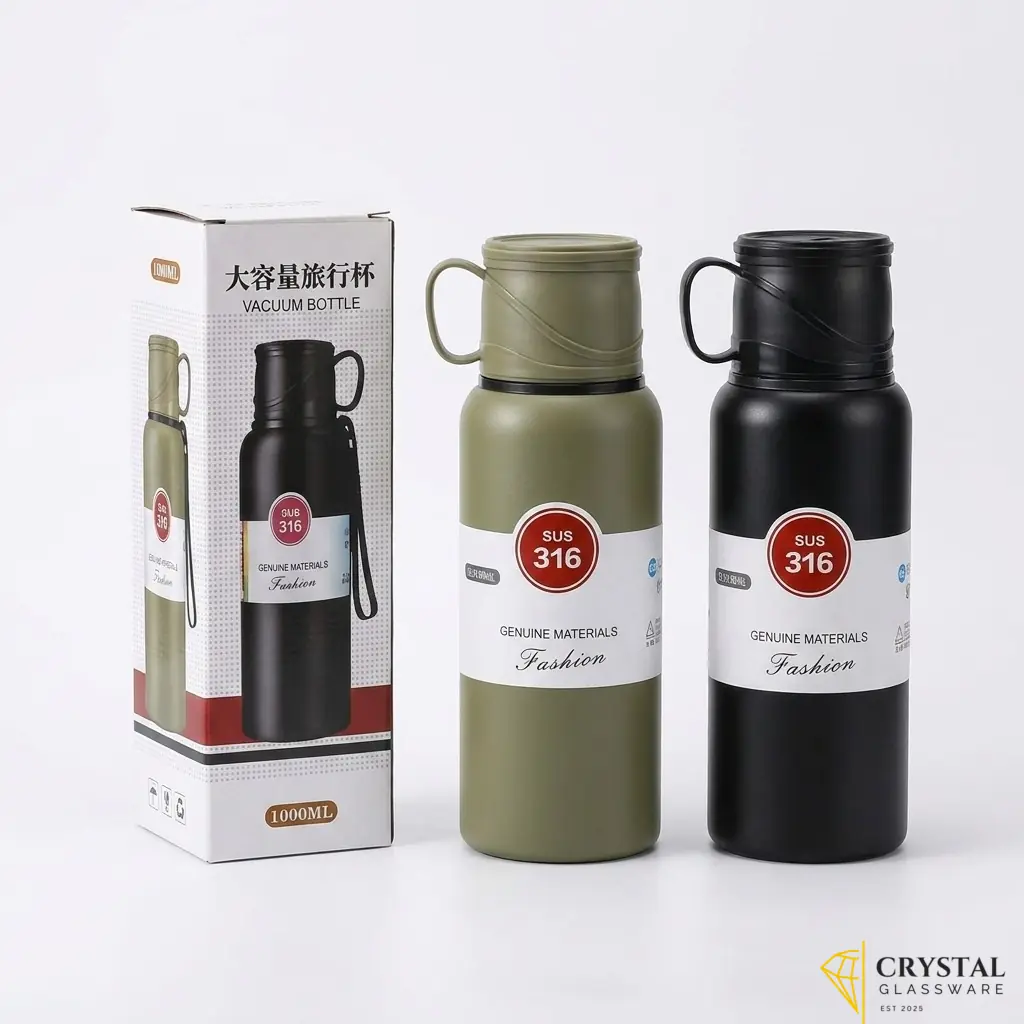 SUS 316 stainless steel vacuum insulated water bottle